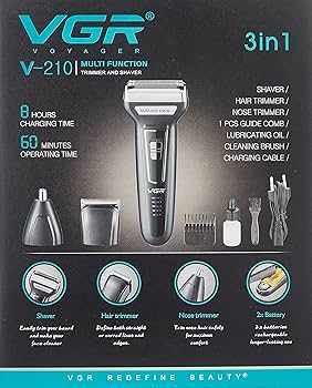 ماكينة VGR V-210 الشريك المثالي للعناية الشخصية الاحترافية