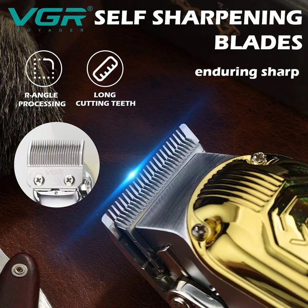 ماكينة VGR V-672 الاحترافية الكاملة بتصميم معدني فاخر.