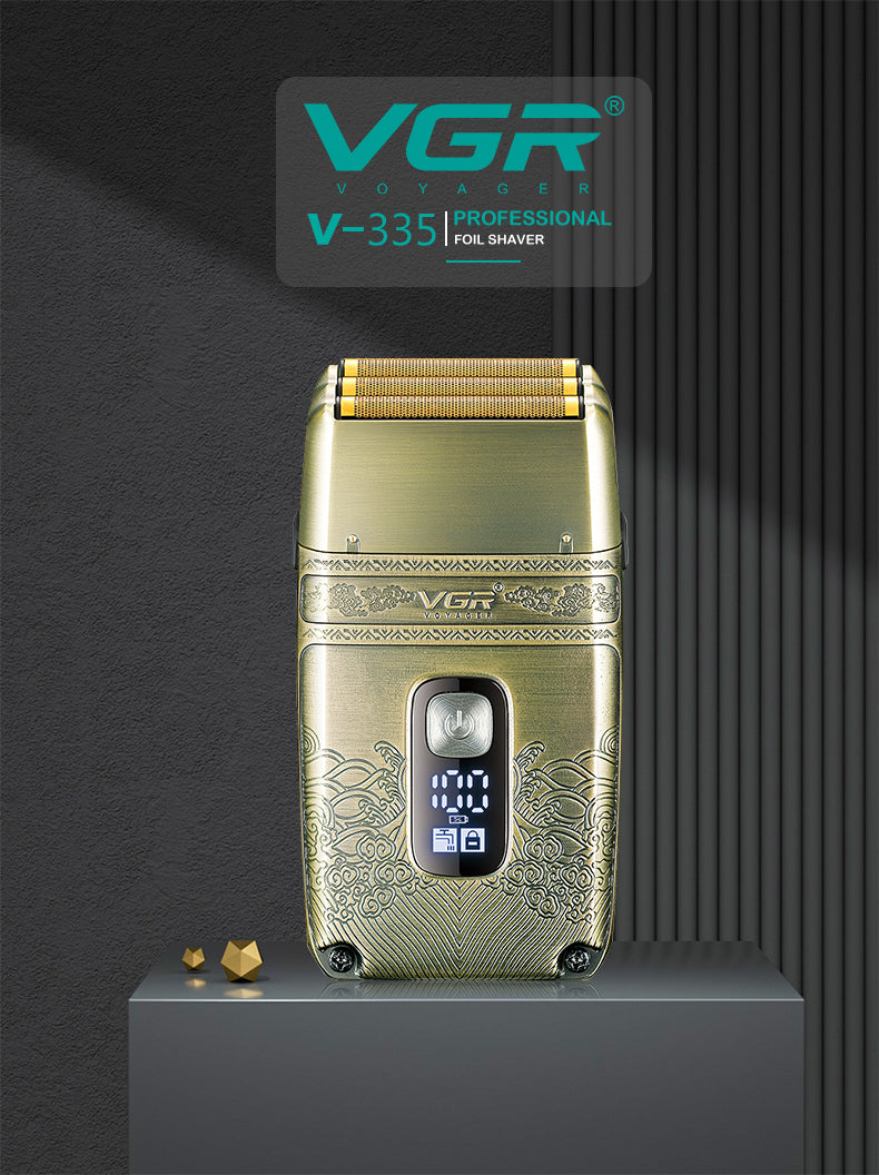 ماكينة التنعيم VGR V-335 بتصميم ذهبي أسطوري.