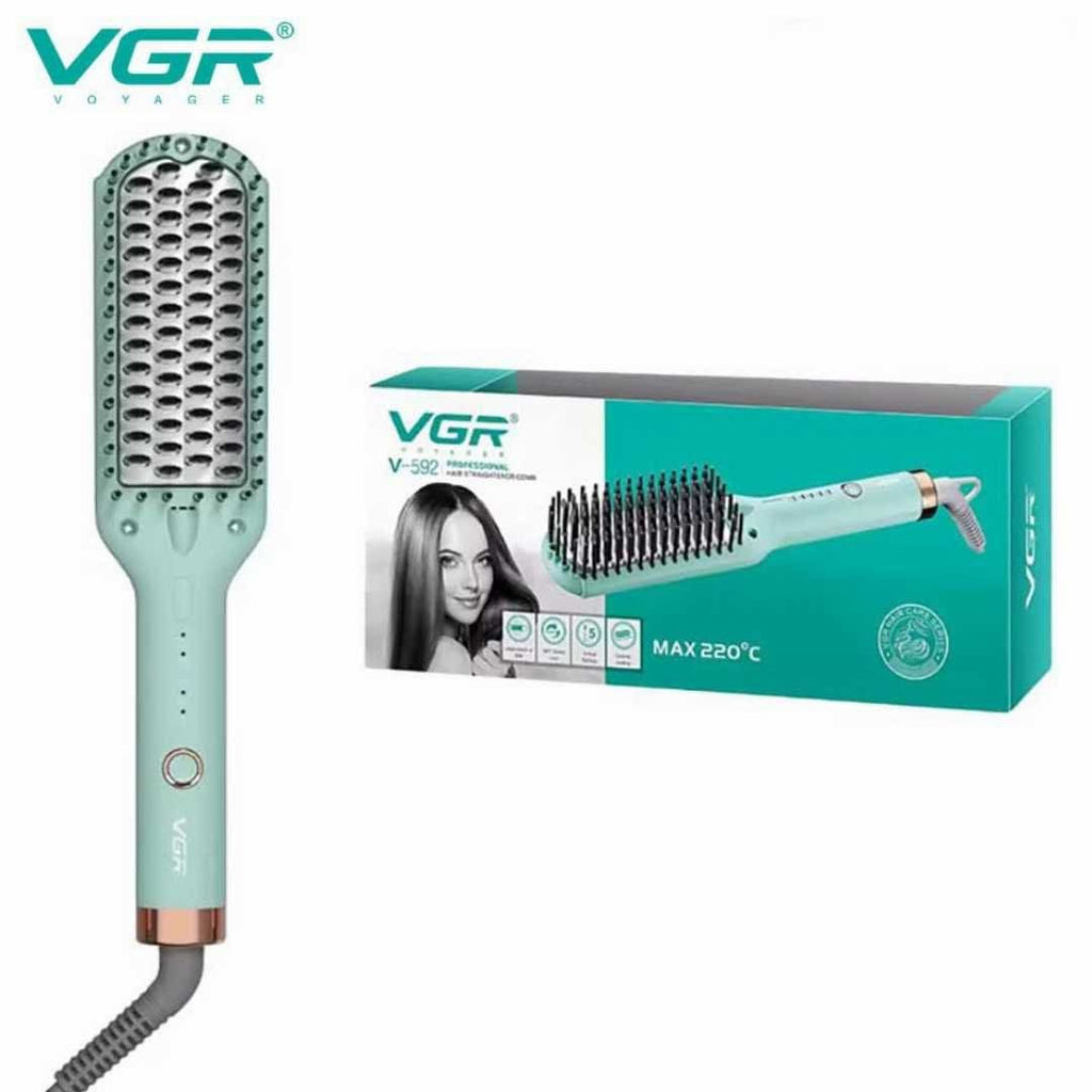 فرشاة VGR 592 شعر ناعم ولامع بتمريرة واحدة.✅