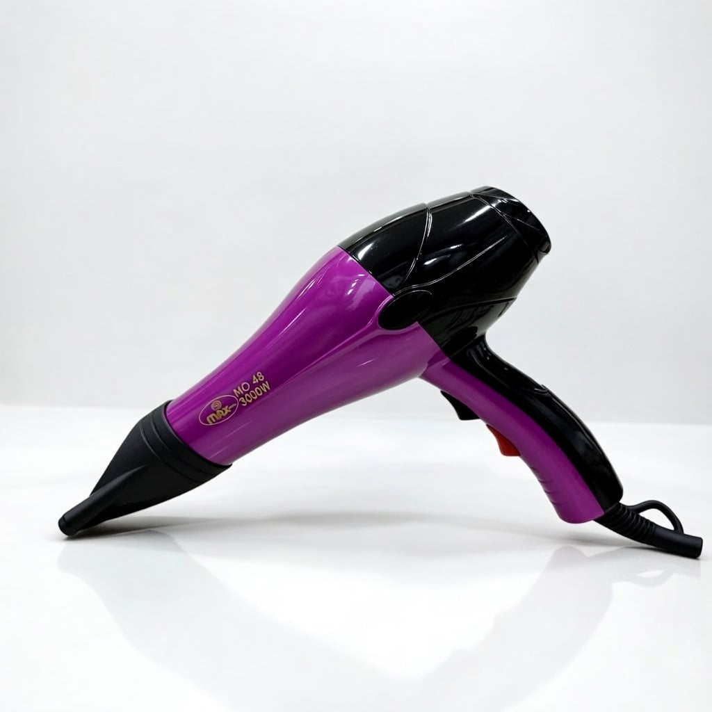 استشوار MAX MA-48 قوة 3000 واط لشعر ناعم ولامع في وقت قياسي