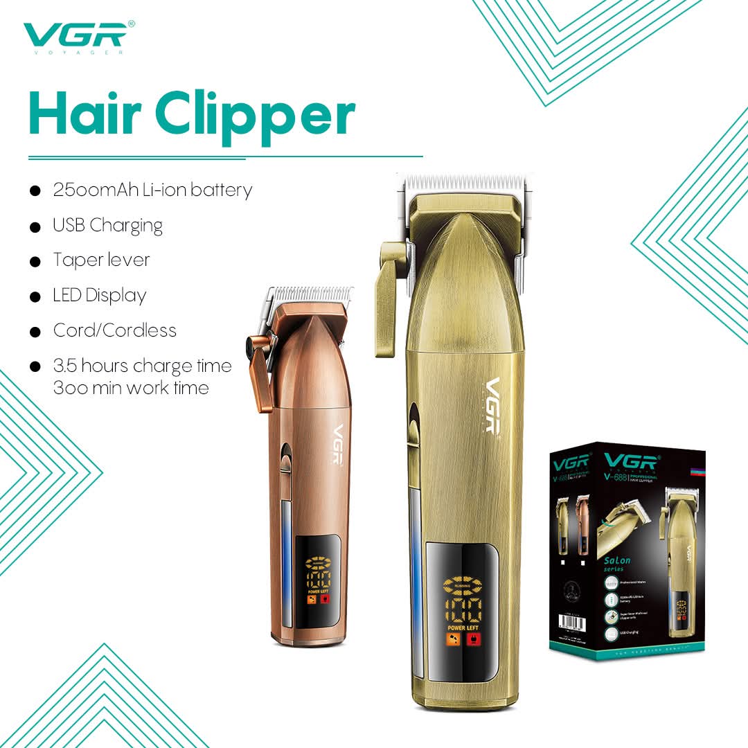 ماكينة  VGR V-688 اكتشف الفخامة والقوة مع الماكينة الاحترافية المعدنية