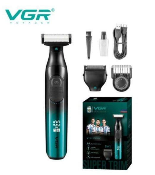 ماكينة VGR V-361 – حلاقة وتشذيب احترافية 2 في 1